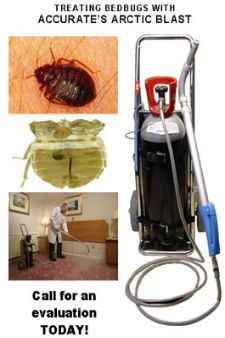 A picture of some items that are being used to exterminate bed bugs.